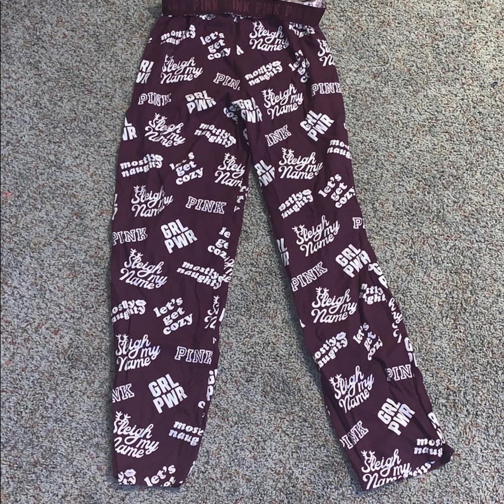 Pink never worn sleeping pants